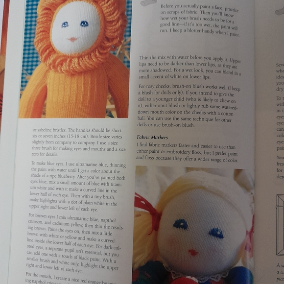 Sock Doll WorkShop By Cindy Crandall- Frazier Size:OS Lark Books - Picture 3 of 4